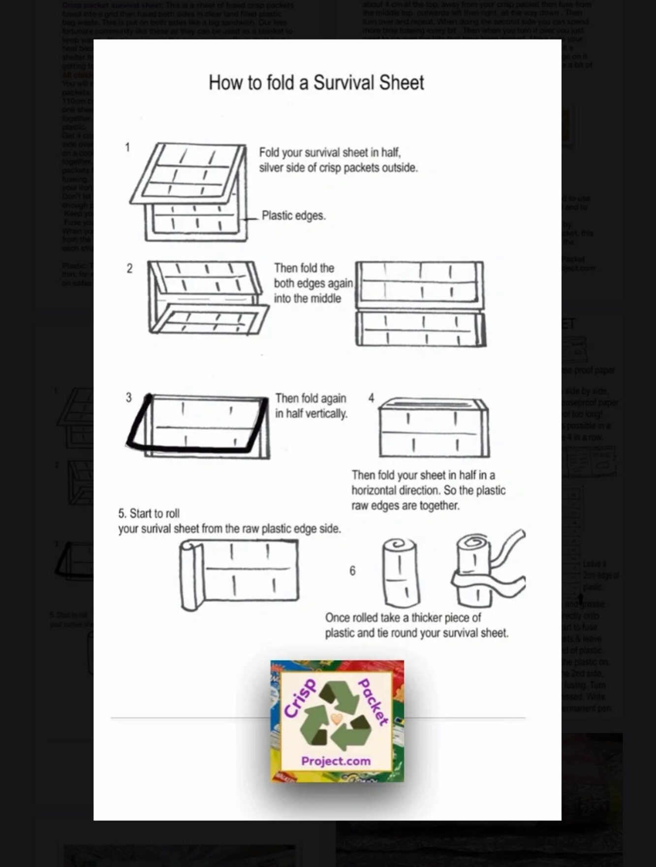 prepare your chip packets